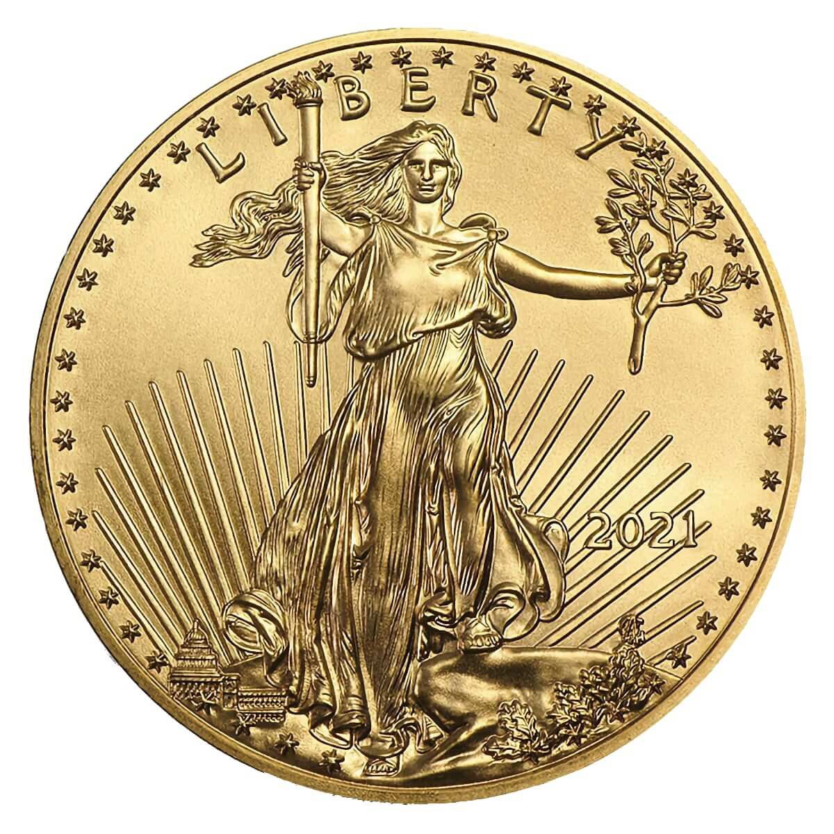 1/2 Ounce Gold American Eagle 2021