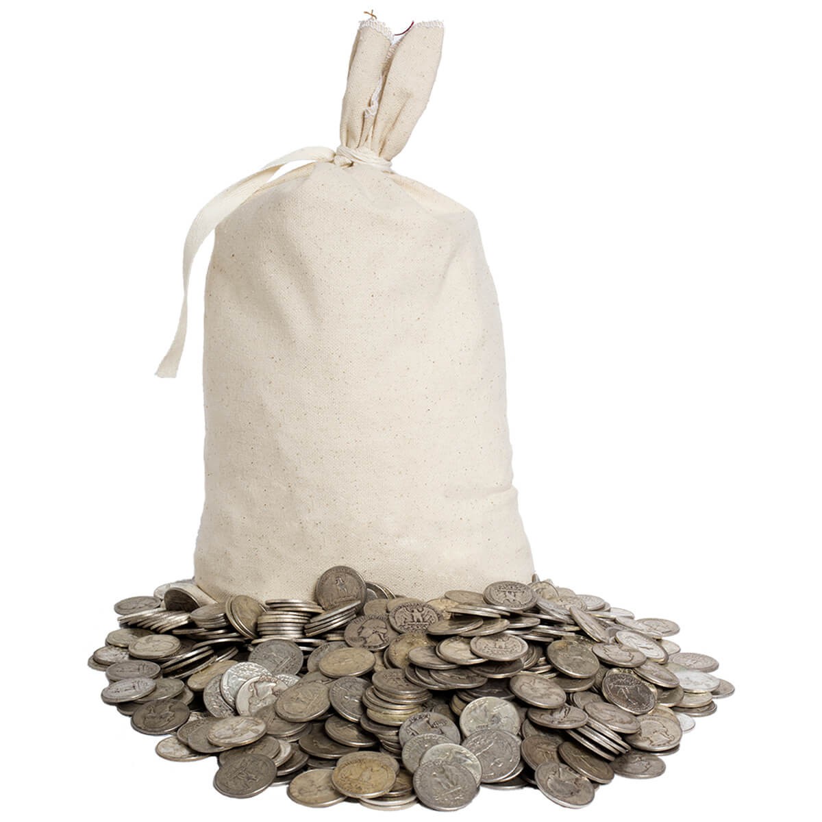 U.S. 90% Pre-1965 Silver Coinage (Dimes and/or Quarters, in Increments of $1 Face Value)