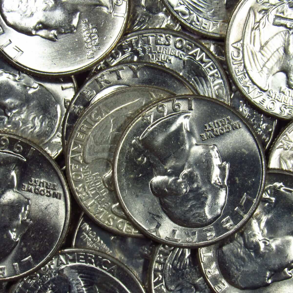 90% US Silver BU Washington Quarters (In Increments of $1 Face Value)