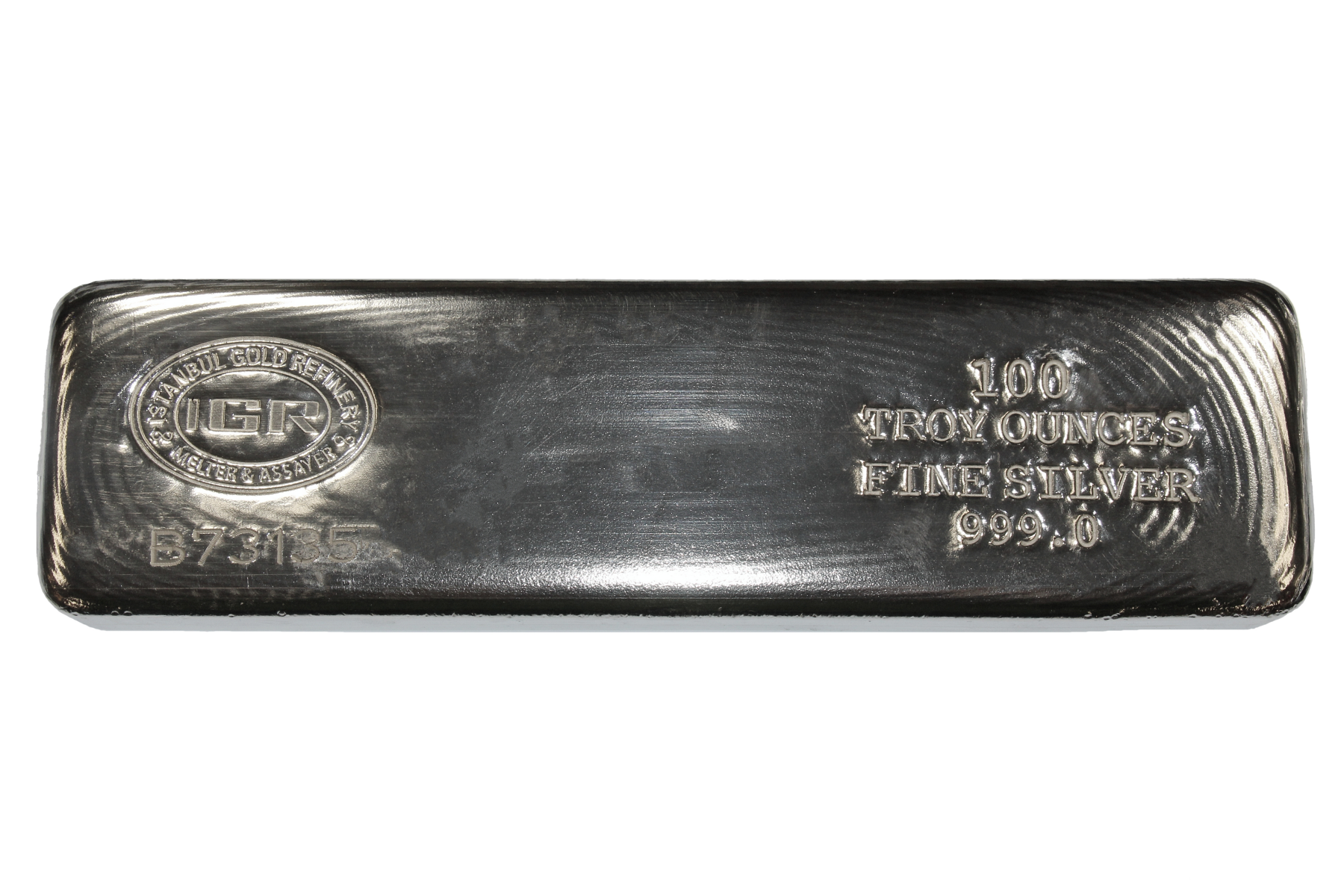 100 Ounce Silver Bar Istanbul Gold Refinery (IGR)