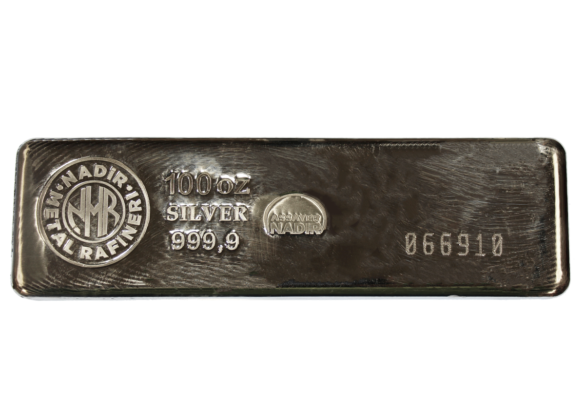 100 Ounce Silver Bar Nadir Mint