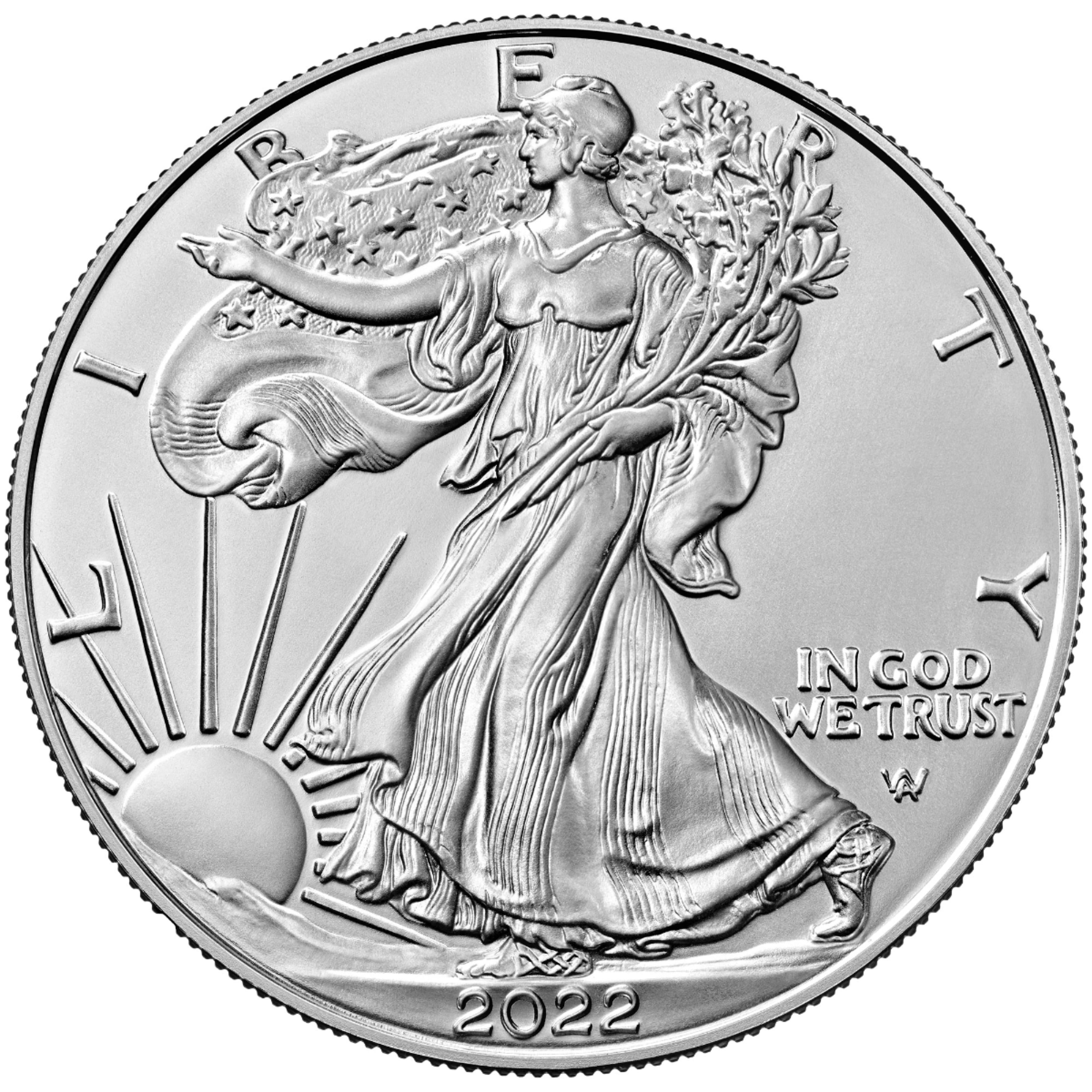 1 Ounce Silver American Eagle 2022