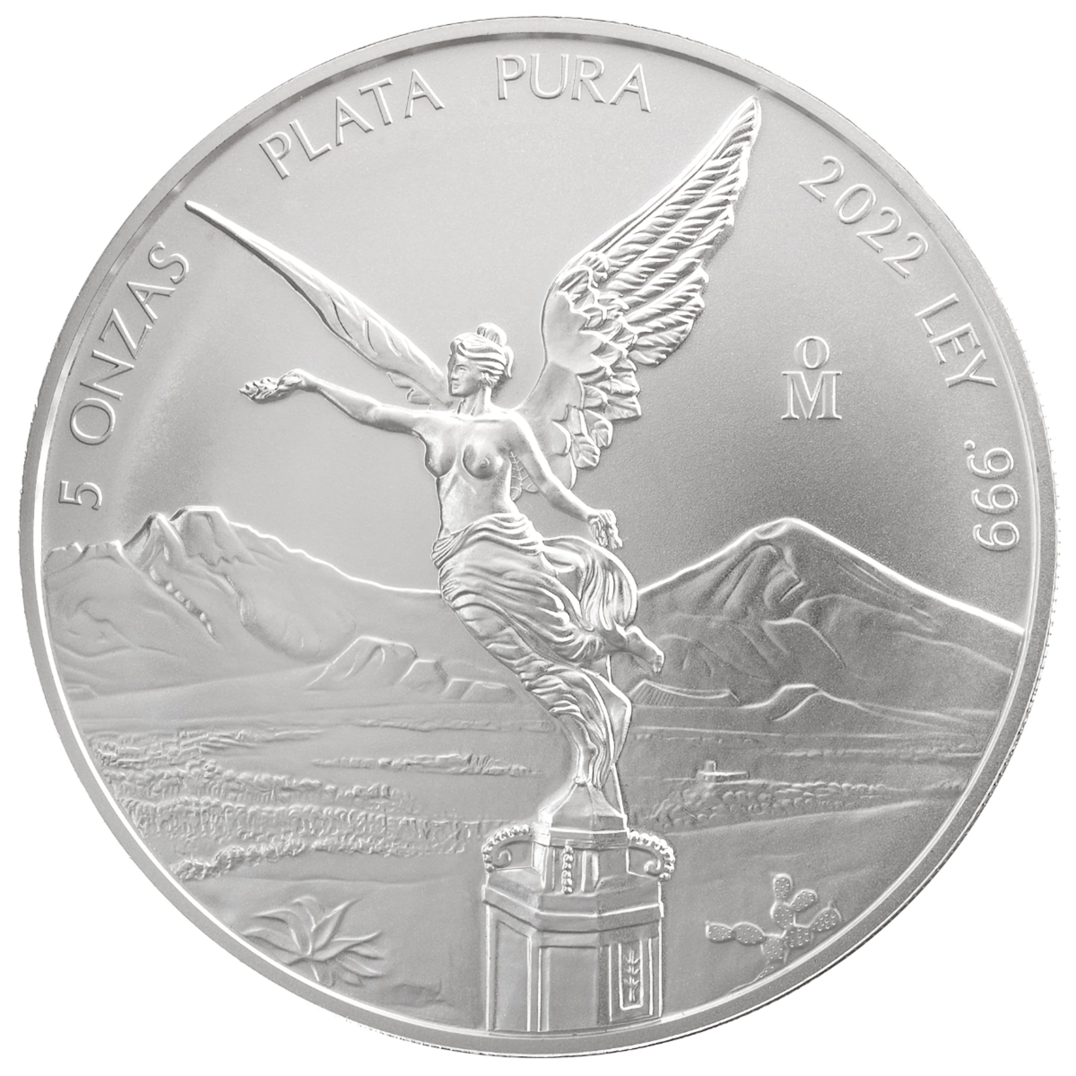 5 Ounce Mexican Silver Libertad 2022