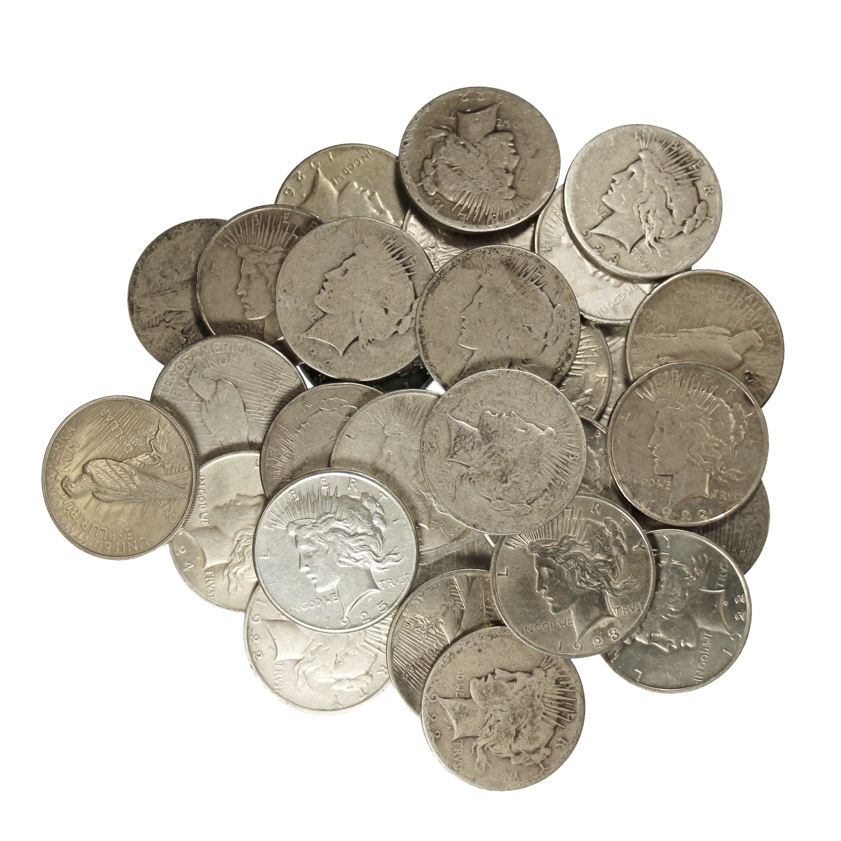1922-1935 $1 Peace Dollar Cull (Random Year)