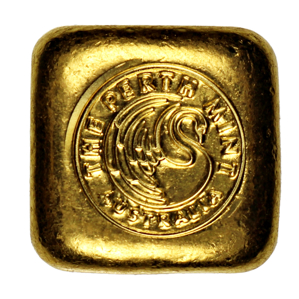 1 Ounce Gold Perth Mint Cast Button Bar