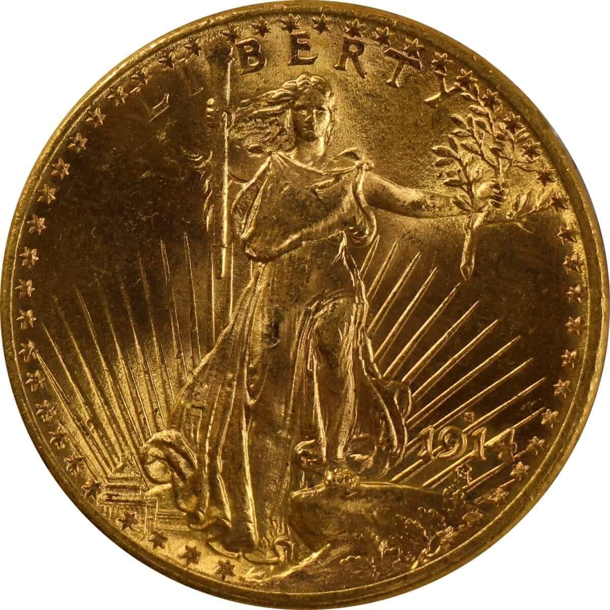 Pre-33 $20 Saint Gaudens Gold Double Eagle Coin (AU)