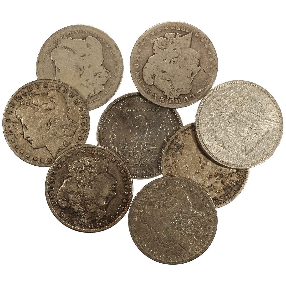 1878-1904 Morgan Silver Dollar Cull (Random Year)