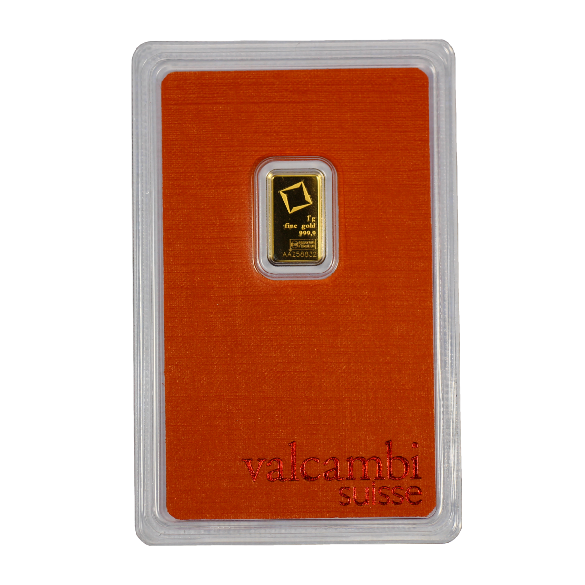 1 Gram Valcambi Gold Bar (New with Assay)