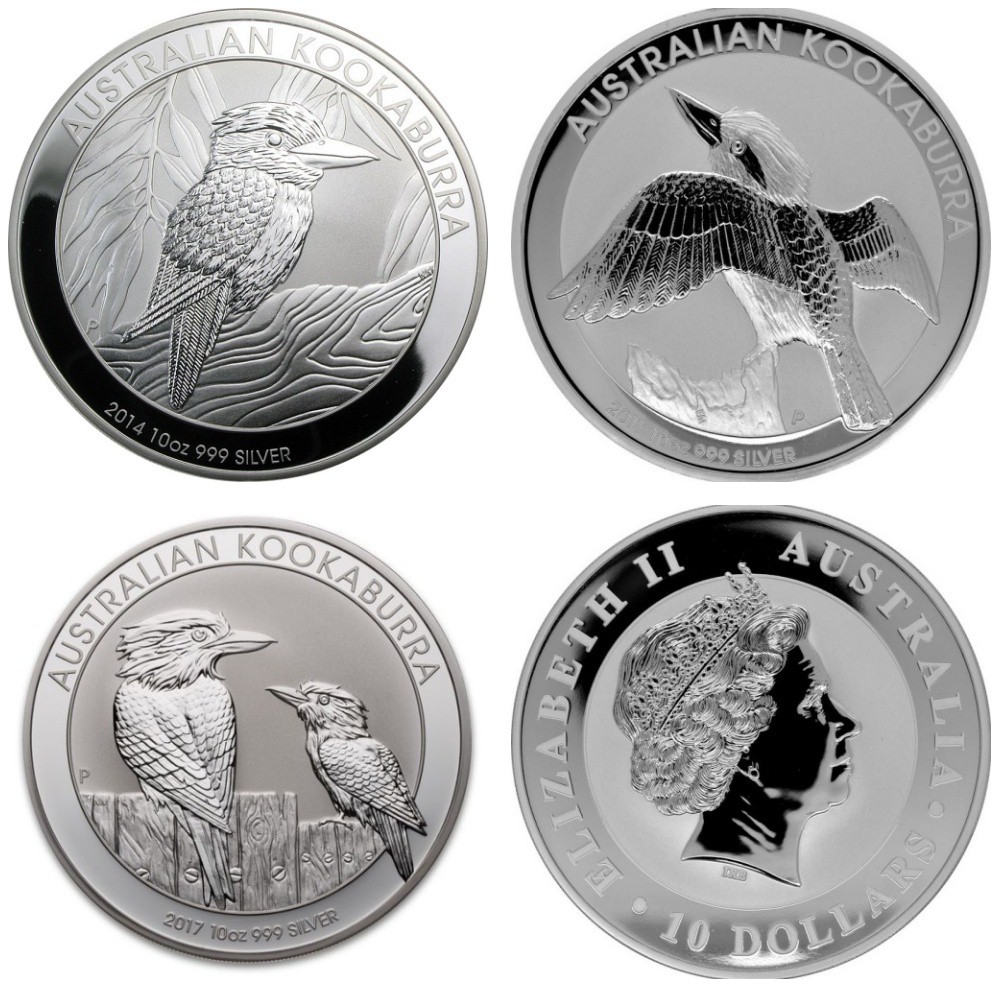 10 Ounce Australian Silver Kookaburra Random Year