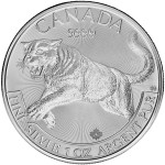 1 Ounce Silver Canadian Cougar 2016 