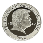 1 Ounce Silver Trump ULTRA MAGA Round 2024