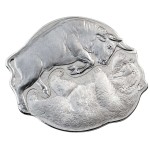 2021 Solomon Islands 2 x 1 oz Silver 2-Coin Set: Bull VS Bear
