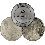 1 Ounce Silver Asahi Round