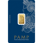2.5 Gram Pamp Suisse Fortuna Veriscan Gold Bar (New with Assay)
