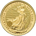 1/10 Ounce Gold Britannia 2021