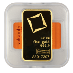 10 oz Gold Bar Valcambi Suisse (w/Assay)