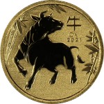 1/10 Ounce Gold Australian Ox 2021 (Series III)