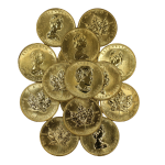 1/2 OUNCE GOLD MAPLE (Varied Condition)