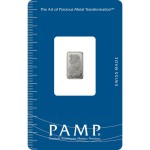 1 Gram Pamp Suisse Fortuna Platinum Bar (New with Assay)