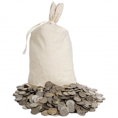 U.S. 90% Pre-1965 Silver Coinage (Dimes and/or Quarters, in Increments of $1 Face Value)