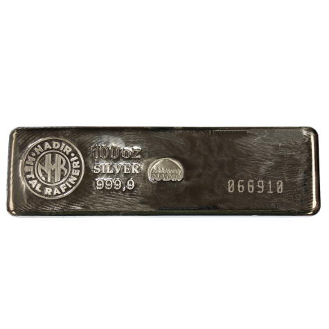 100 Ounce Silver Bar Nadir Mint