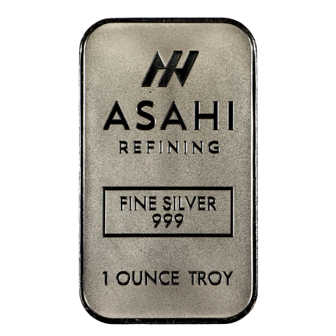 1 Ounce Silver Asahi Bar