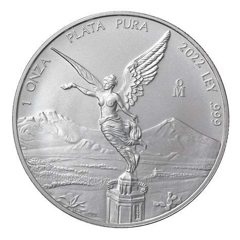 1 Ounce Mexican Silver Libertad 2022