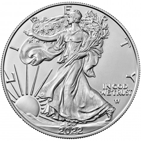 1 Ounce Silver American Eagle 2022