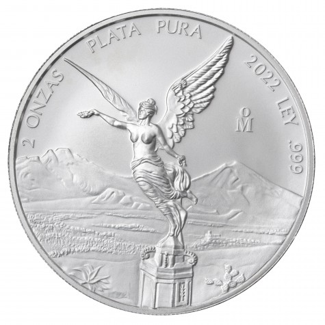 2 Ounce Mexican Silver Libertad 2022