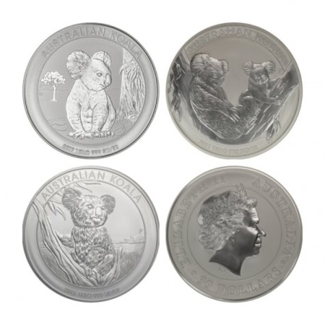 1 Kilo Silver Australian Koala Random Year
