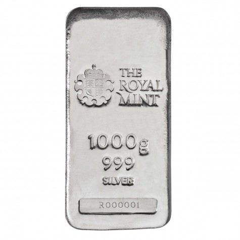 1 Kilo Silver Royal Mint Bar