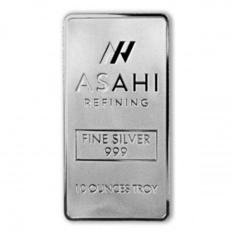 10 Ounce Asahi Silver Bar
