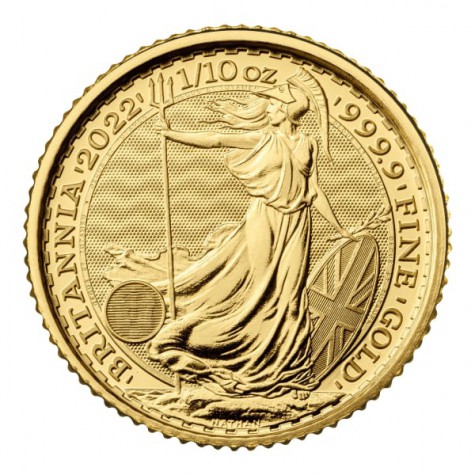1/10 Ounce Gold Britannia 2022
