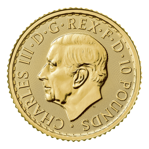 1/10 Ounce Gold Britannia 2023 King Charles III