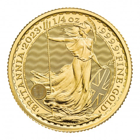 1/4 Ounce Gold Britannia 2023 Queen Elizabeth II