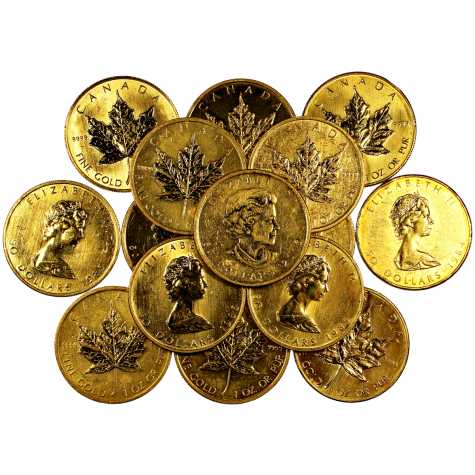 1 OUNCE GOLD MAPLE (Varied Condition)