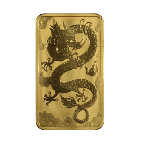 1 Ounce Gold Australian Dragon 2019