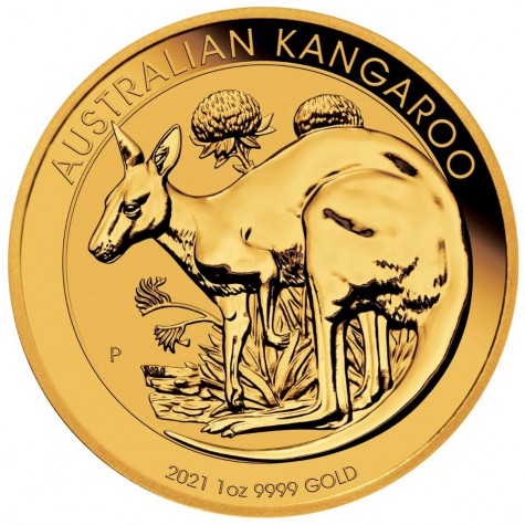 1 Ounce Gold Australian Kangaroo 2021