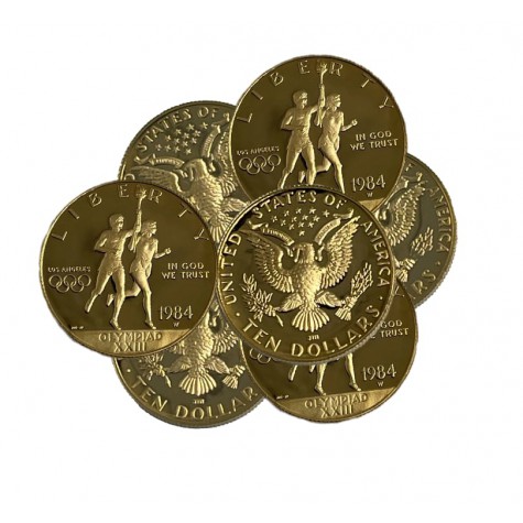 $10 US Gold Commemorative Coin (Random Year)