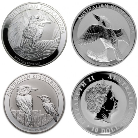 10 Ounce Australian Silver Kookaburra Random Year