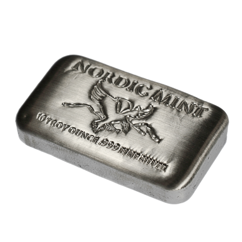 10 Ounce Nordic Mint Silver Bar