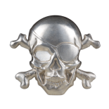 5 Ounce Silver Coin Treasure Island Skull Barbados $5 2022