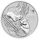 1 Ounce Silver Australian Lunar Mouse 2020