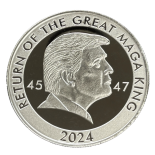 1 Ounce Silver Trump ULTRA MAGA Round 2024