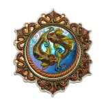 2 Ounce Fish of the 2nd Chakra Silver Coin