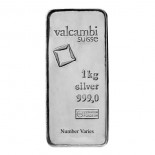 1 Kilo Valcambi Silver Bar