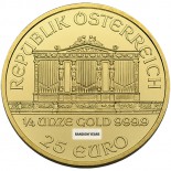 1/4 Ounce Gold Austrian Philharmonic