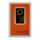1 Ounce Gold Valcambi Bar w/ Assay 