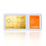1 Ounce Gold Valcambi Suisse CombiBar (10 x 1/10 Oz w/ Assay)