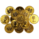 1 OUNCE GOLD MAPLE (Varied Condition)